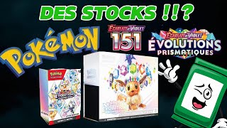 déjà un restock évolution prismatique ??!!! 151 à micromania! ev8.5 investissement cartes Pokémon