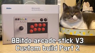 8Bitdo arcade stick V3 - Custom build Part 2