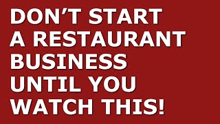 How to Start a Restaurant Business | Free Restaurant Business Plan Template Included