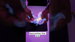 Amazing trick 😱 | creating fire with hand sanitizer 🔥✨ #amazingtricks #scienceexperiment #crazy #fun