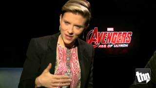 Scarlett Johansson & Mark Ruffalo Interview, Avengers Age Of Ultron (HD), Black Widow, Hulk