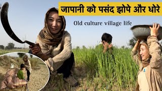 जापानी लड़की को धोरो के ख़ान पान से हुआ प्यार || japani girl visit desert village || old culture