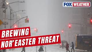 Northeastern Interstate 95 Corridor Bracing For Potential Blockbuster Nor'easter Snowstorm