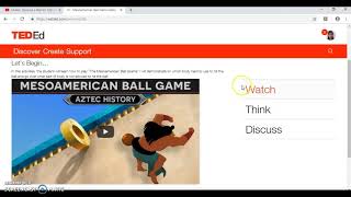 Screencast on Ted Ed