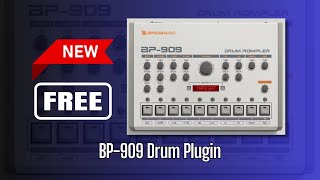 This NEW FREE Plugin is GREAT! BP-909 Drum Plugin - Sound Demo