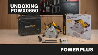 POWERPLUS - POWX0650 Muurfrees Unboxing