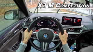2022 BMW X3 M Competition - 503hp Family Hauler (POV Binaural Audio)