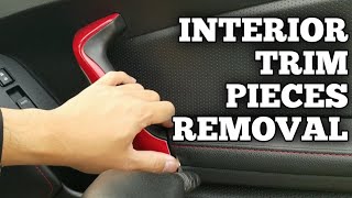 Interior trim pieces removal (BRZ/FRS/GT86)