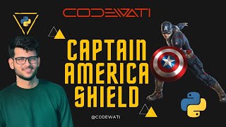 Captain America Shield | Turtle graphics Project | Python Project | Codewati