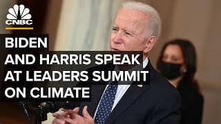 President Biden and VP Harris speak at the Leaders Summit on Climate  — 4/22/21