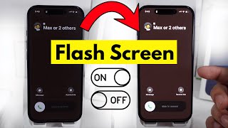 Turn ON/OFF Flash Screen On iPhone for Call & Notifications in iOS 26.5