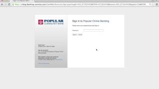 Popular Community Bank Online Banking Login Instructions