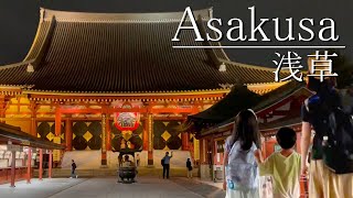 Enjoy a weekend night at a cheap hotel in Asakusa with your family😄Family Trip in Japan | VLOG