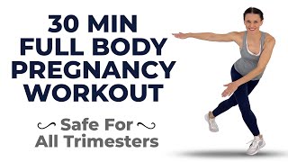 Full Body Pregnancy Workout | Low Impact | NO TALKING (1st trimester, 2nd trimester, 3rd trimester)
