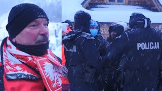 Skoki Zakopane: POLICJA wlepia MANDATY, kibice ŚPIEWAJĄ \