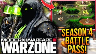 WARZONE: Full SEASON 4 BATTLE PASS Revealed! New WEAPONS, Blackcell Upgrade, & More! (MW3 Season 4)