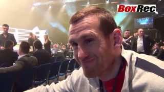 David Price v Istvan Ruzsinszky Post Fight Reactions, Stuttgart, 25th January 2014