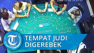 Video Penjudi Berhamburan Saat Polisi Gerebek Arena Judi di Apartemen Robinson