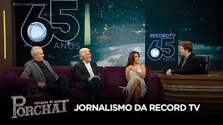 Âncoras da Record TV destacam qualidades do jornalismo da emissora