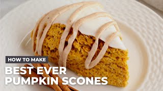 How to Make the BEST EVER Pumpkin Scones | Better than Starbucks!