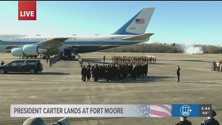 Jimmy Carter returns to Georgia | Full ceremony