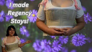 Making Regency Short Stays ~ Following Redthreaded's pattern