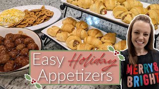 EASY HOLIDAY APPETIZERS | QUICK PARTY FOOD RECIPES | HOLIDAY PARTY APPETIZERS