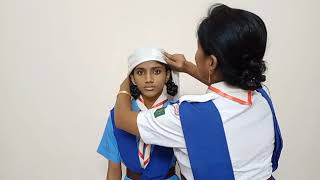 Head Bandage | First Aid | Scouts and Guiding