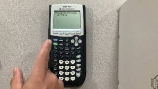 Programming Equations TI 84