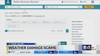 How to avoid storm-related scams