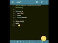 User defined function to create a dictionary #python