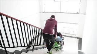 Electric Stair Wheelchair Holder Make Go Up and Down Stairs More Efficient (INSSCARE)