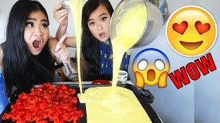 SPICY FIRE CHICKEN WITH CHEESE | MUKBANG | EATING SHOW