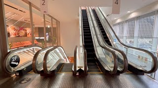 3X エスカレーター　有楽町ITOCiA PLAZAの全て1人乗りのエスカレーターを4階から1階まで降る