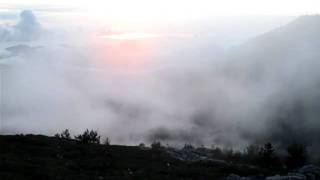 Le brouillard montant du col de Vergio