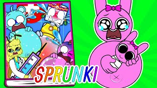 [Paper DIY] Making INCREDIBOX SPRUNKI Game Book 📚 The Sprunkies are pregnant - Pinki Squishy