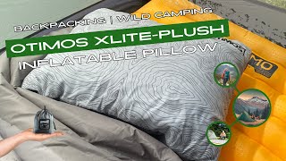 Otimos Xlite-Plush Lightweight Inflatable Camping \u0026 Travel Pillow