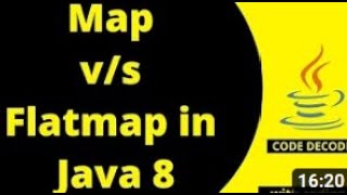 Map Vs Flat Map | Top Java 8 Coding Interview Question Answers |Lambda Expression| Java 8 features