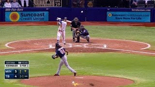 MIN@TB: Kiermaier lines game-tying single to center