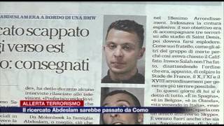 Etg - Allerta terrorismo, il ricercato Abdeslam in provincia di Como ad agosto