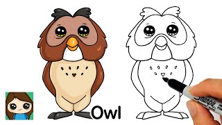 How to Draw Owl 🦉Winnie the Pooh