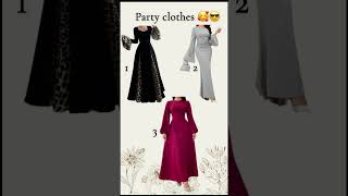 Beautiful party clothes 😎#subscribe❤️#