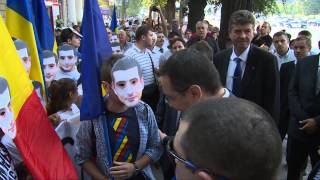 Chisinau - Intalnirea Primului-ministru Victor Ponta cu sustinatorii lui George Simion