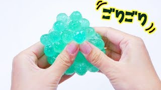 【ASMR】スーパーゴリゴリ飴ちゃんてんこ盛りスライム【音フェチ】