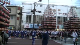 2012.10.4　二本松ちょうちん祭り　竹田若連太鼓台②