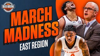 March Madness 2024 Predictions + Analysis - East Region 🏀 | NCAA Tournament