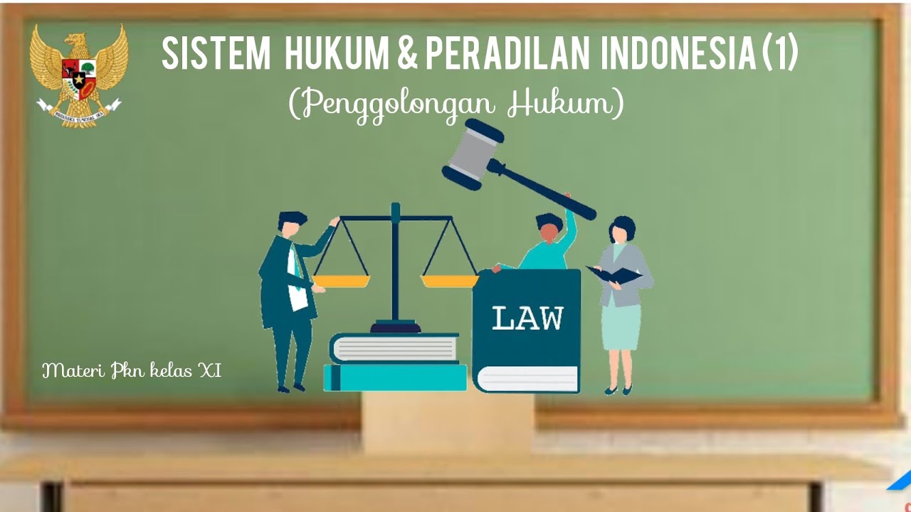 Sistem Hukum Dan Peradilan Indonesia / Materi Pkn Kelas XI Bab 3 Bagian ...