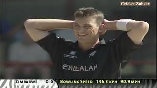 Shane Bond most amazing 1st over of the match | Great inswing bowling