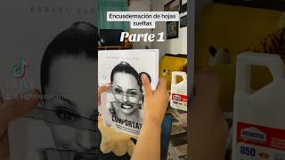 Encuadernación de libro con hojas sueltas (parte 1)📚