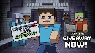 🎉 CraftersMC Live Giveaway! Epic Prizes & Exclusive Rewards! 🎉